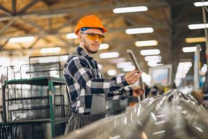 male worker in a factory